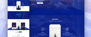 App Landing Page Website Template