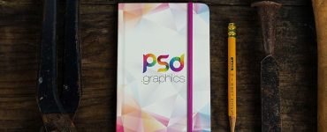 Classic Notebook Mockup Free PSD