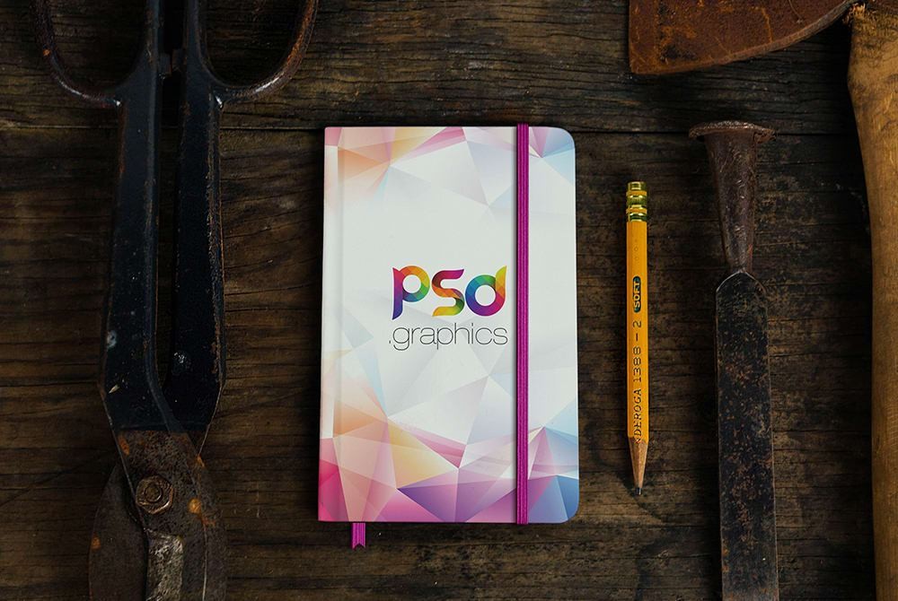 Download Classic Notebook Mockup Free PSD - Download PSD