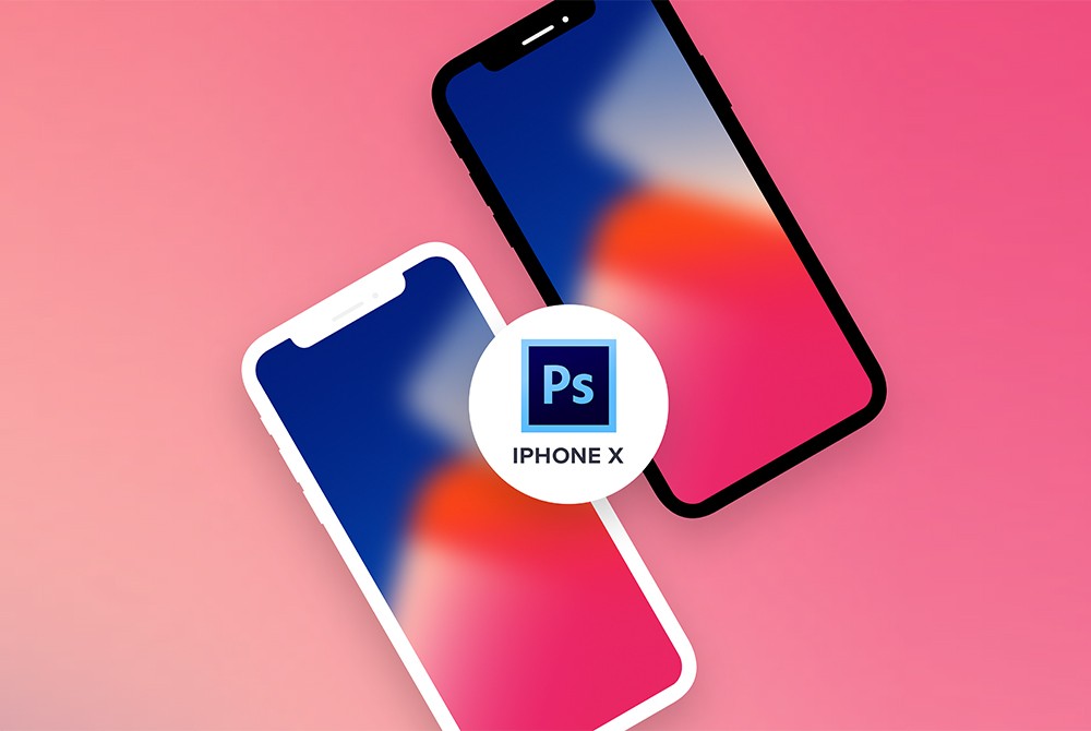 Download Flat iPhone X Mockup PSD - Download PSD