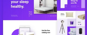 Furniture and Product Website Template Free PSD