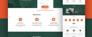 Trading Website Template Free PSD