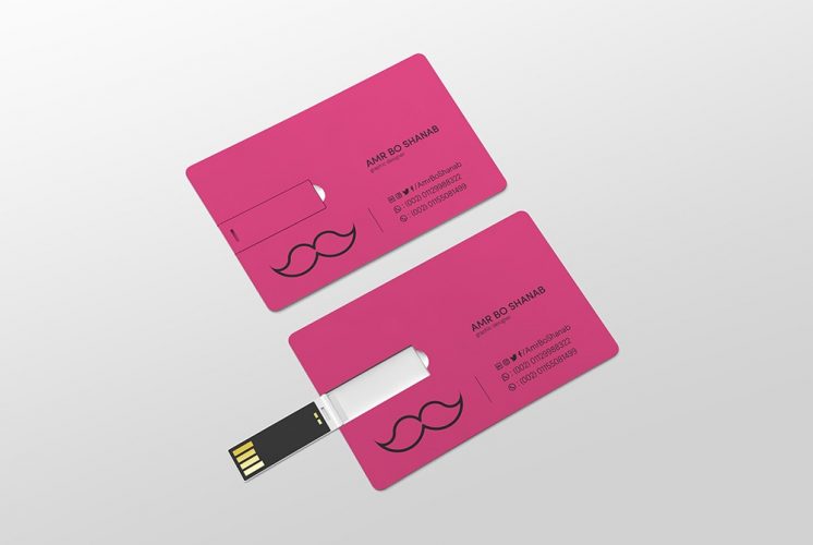 Download USB Business Card Mockup PSD - Download PSD