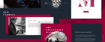 Watch Store eCommerce Website Template PSD
