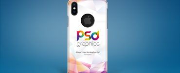iPhone X Case Mockup PSD