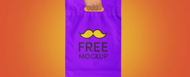 Plastic Hand Bag Mockup Free PSD