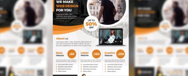 Free Corporate Flyer PSD Template Set