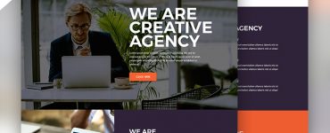 Free Modern Website PSD Template