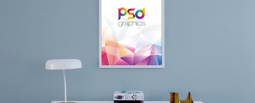 Wall Photo Frame Mockup Free PSD
