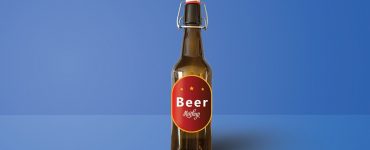 Beer Bottle Mockup PSD
