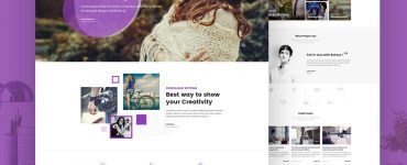 Creative Agency Free Website Template PSD