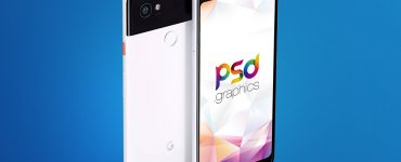 Google Pixel 2 Mockup Free PSD
