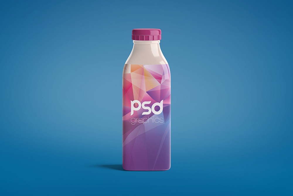 Download Milk Bottle Mockup PSD - Download PSD