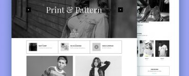 Minimalist Ecommerce Website Template PSD