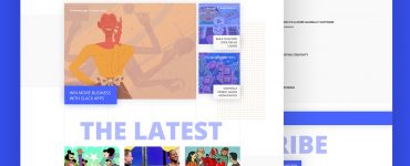 Minimalistic Blog Template Free PSD