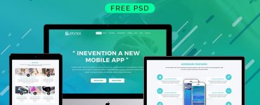 Mobile App Landing Page Template