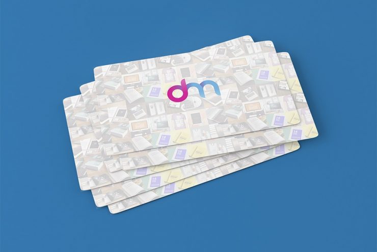 Download Rounded Business Card Mockup Free PSD - Download PSD