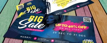 Sale Discount Voucher PSD Template