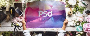 A1 Paper Poster Mockup PSD