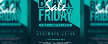 Black Friday Sale Flyer Template PSD