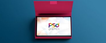 Business Card Box Mockup PSD