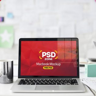 Free Macbook Pro Mockup PSD