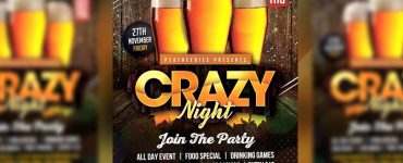 Free Night Club Party Flyer Template PSD