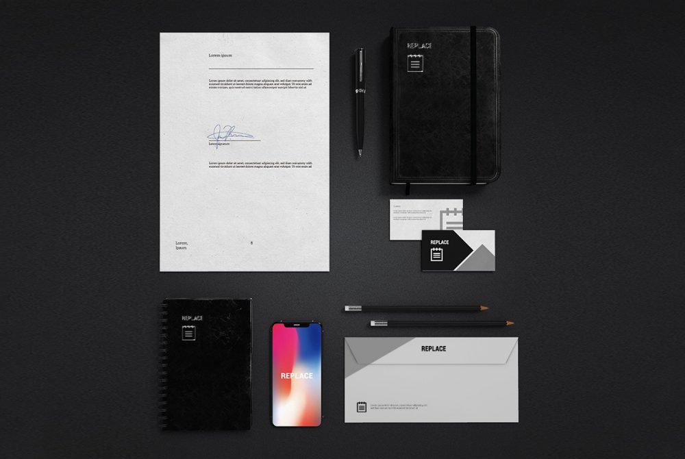 Download Free Office Stationery Mockup PSD - Download PSD