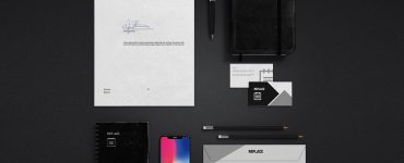 Free Office Stationery Mockup PSD