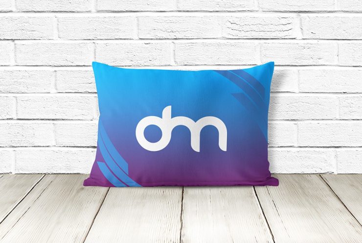 Free Pillow Mockup PSD Template