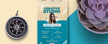 Photo ID Card Free PSD