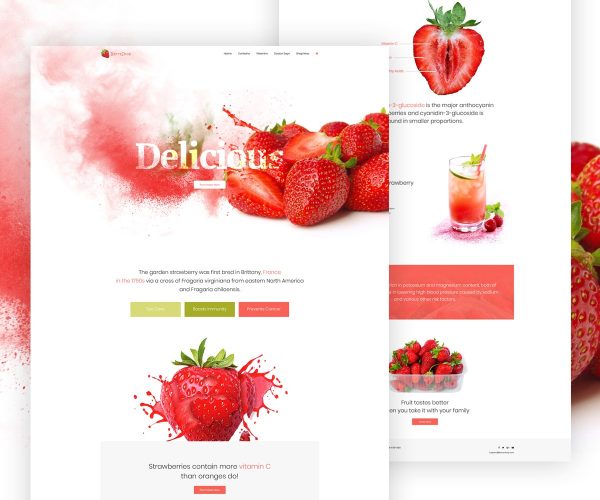 Single Product Website Template Free PSD Download PSD