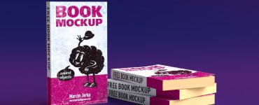 Free Softcover Book Mockup PSD