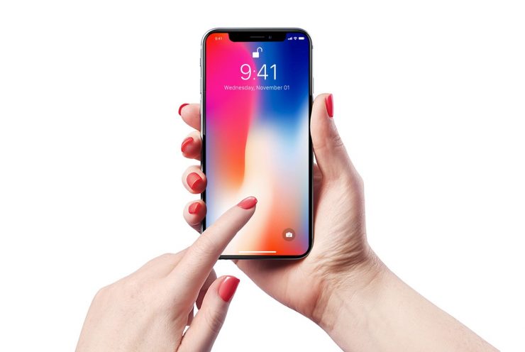 Download Women Holding iPhone X Mockup PSD - Download PSD