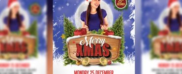 Christmas Party Flyer PSD