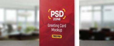 Free Greeting Card Mockup PSD