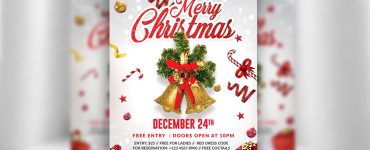 Free Merry Christmas Flyer Template PSD