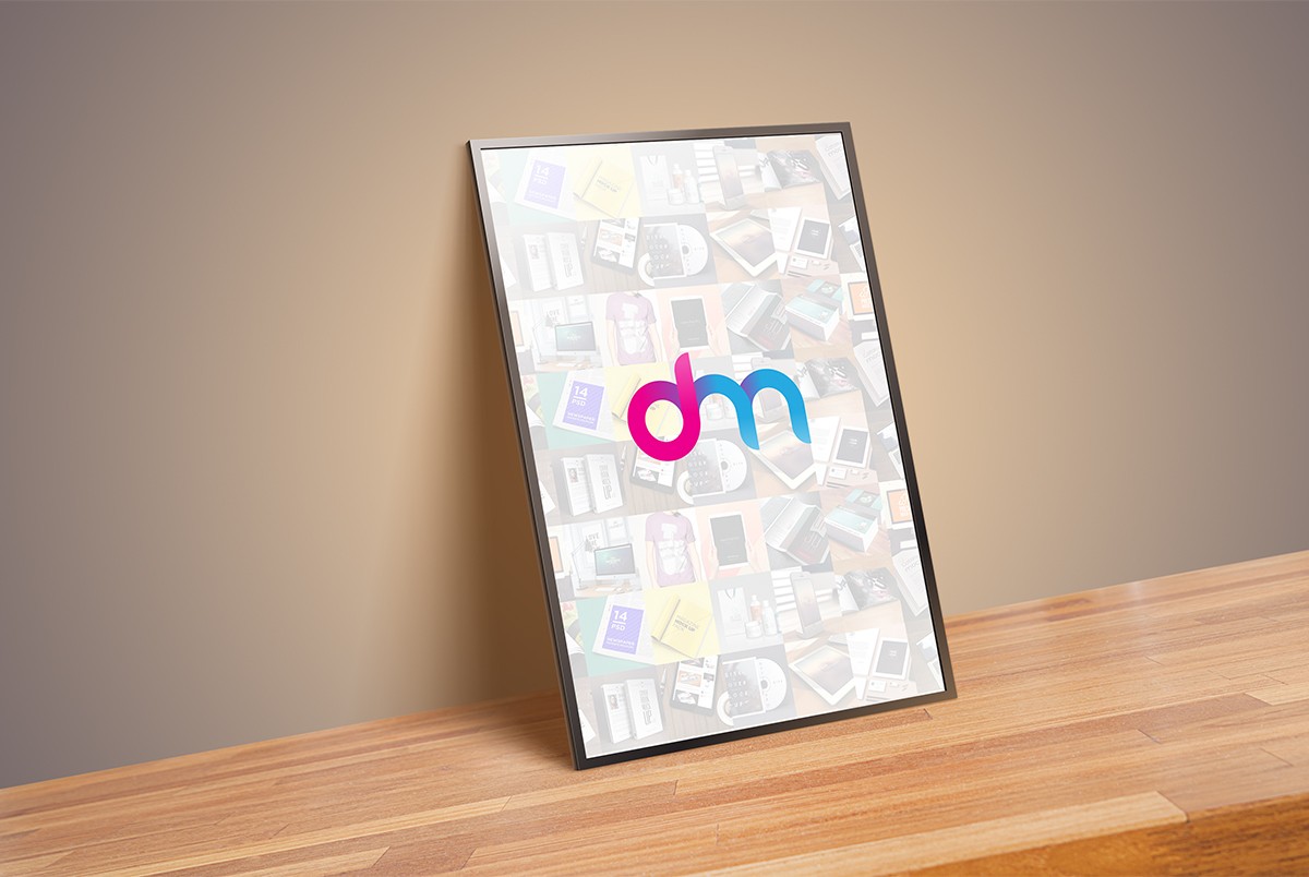 Free Picture Frame Mockup PSD Download PSD