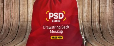 Free Santa Sack Bag Mockup PSD