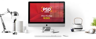 Free iMac Mockup PSD