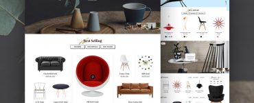 Furniture Store Web Templates PSD