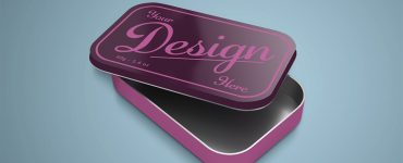 Free Tin Box Mockup PSD