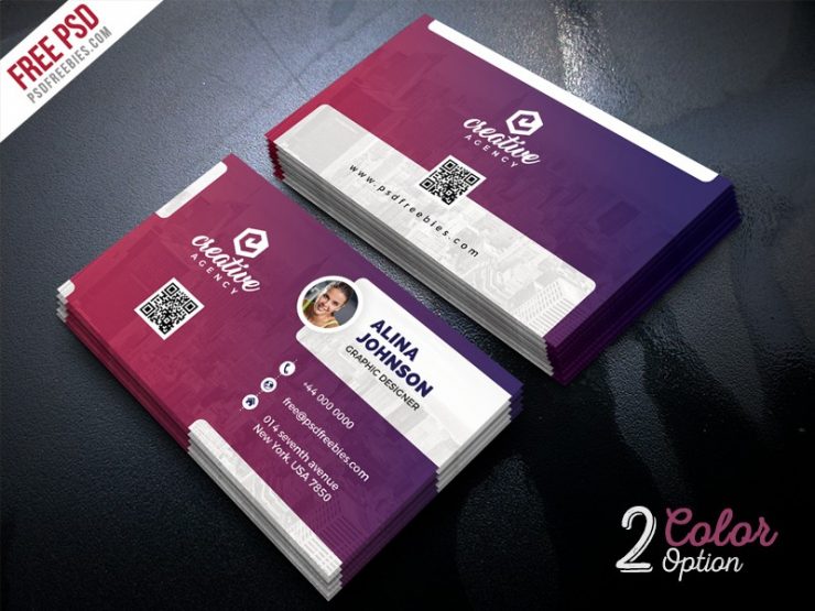 Creative Business Card Template PSD