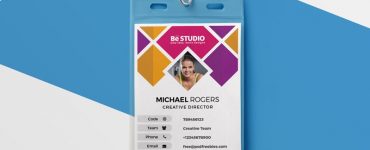 Creative Office ID Card Template PSD