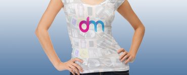 Female T-Shirt Mockup Template Free PSD