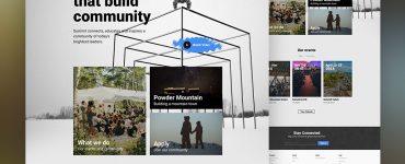 Free Event Website Template PSD