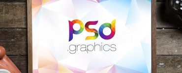 Free Wooden Picture Frame Mockup PSD