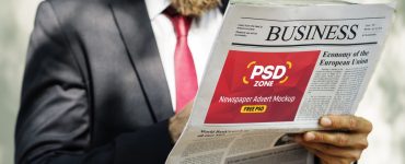 Newspaper Advertisement Mockup PSD