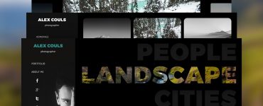 Photography Portfolio Website PSD Templates