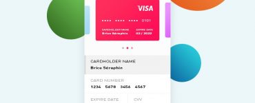 Credit Card Payment App UI PSD